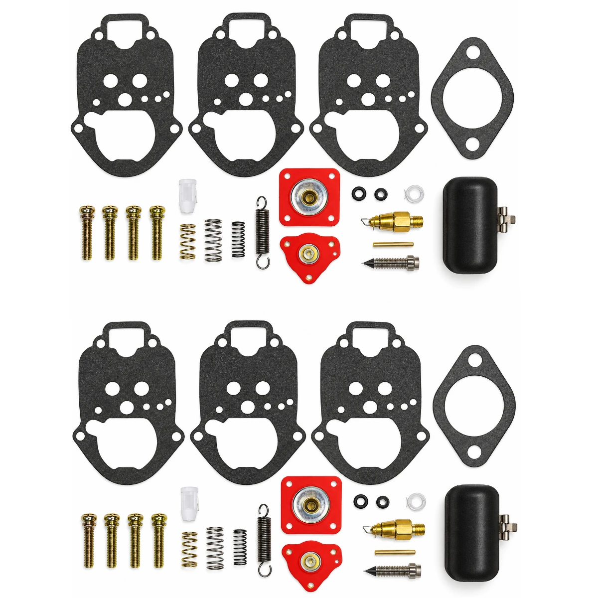 Radke Services RS 34 ICT Carburetor Rebuild Kit 2-Pack for Dual Weber 34 ICT / ICH & EMPI EPC 34 / 34X