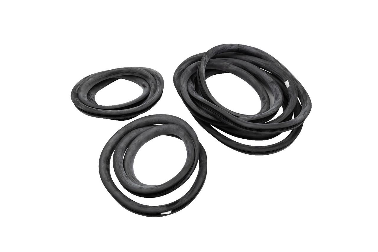 EMPI 3589 Cal-Look Window Rubber Kit, 4-Piece – Fits VW Super Beetle 73–77