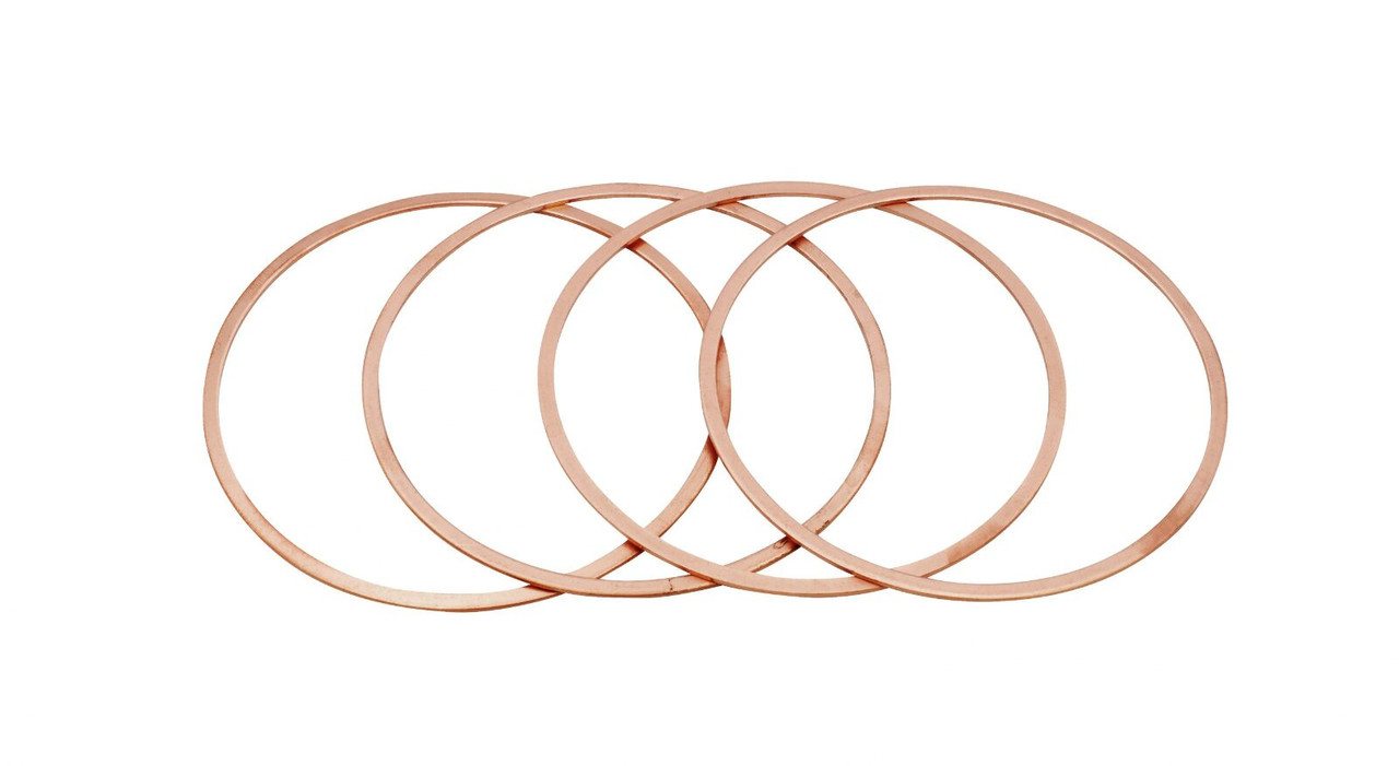 Copper Head Gasket Set .060" for 90.5mm / 92mm Air‑Cooled Engines – Compatible with VW Type 1, Beetle, Bus, Ghia – EMPI 16‑9531‑0 (Set of 4)