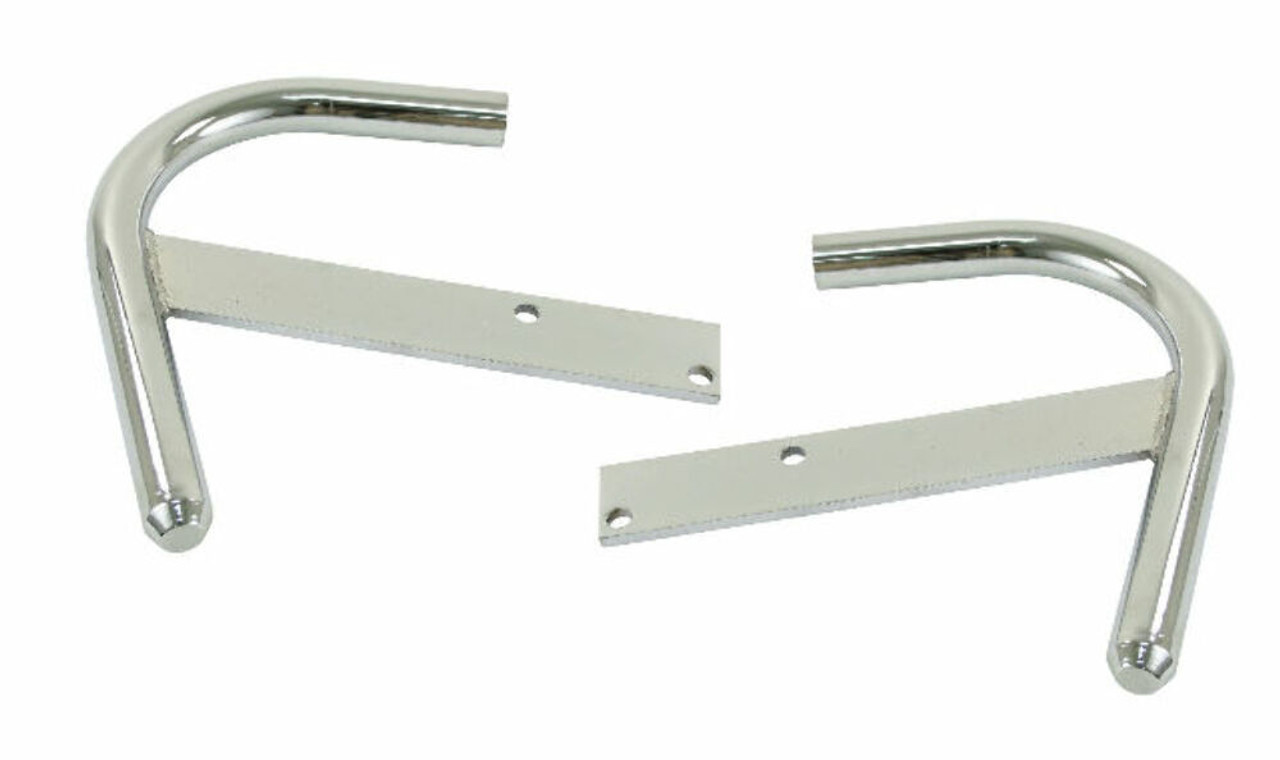 EMPI 3107 Chrome Tube 'Cal-Look' Nerf Bars, Pair for VW Type 1 Beetle 1968-1973
