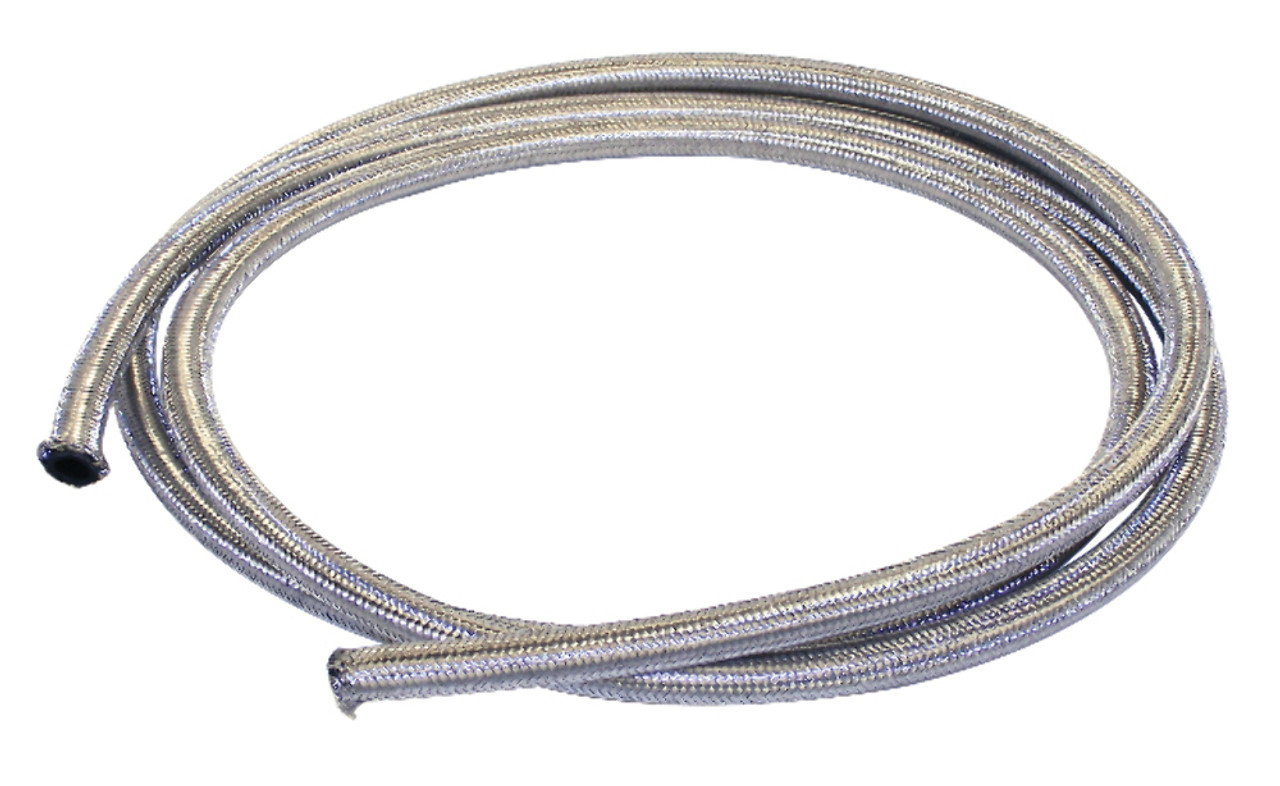 5' Length Braided Stainless Steel Oil/Breather Line 1/2 I.D, Fits VW Bug Air Cooled