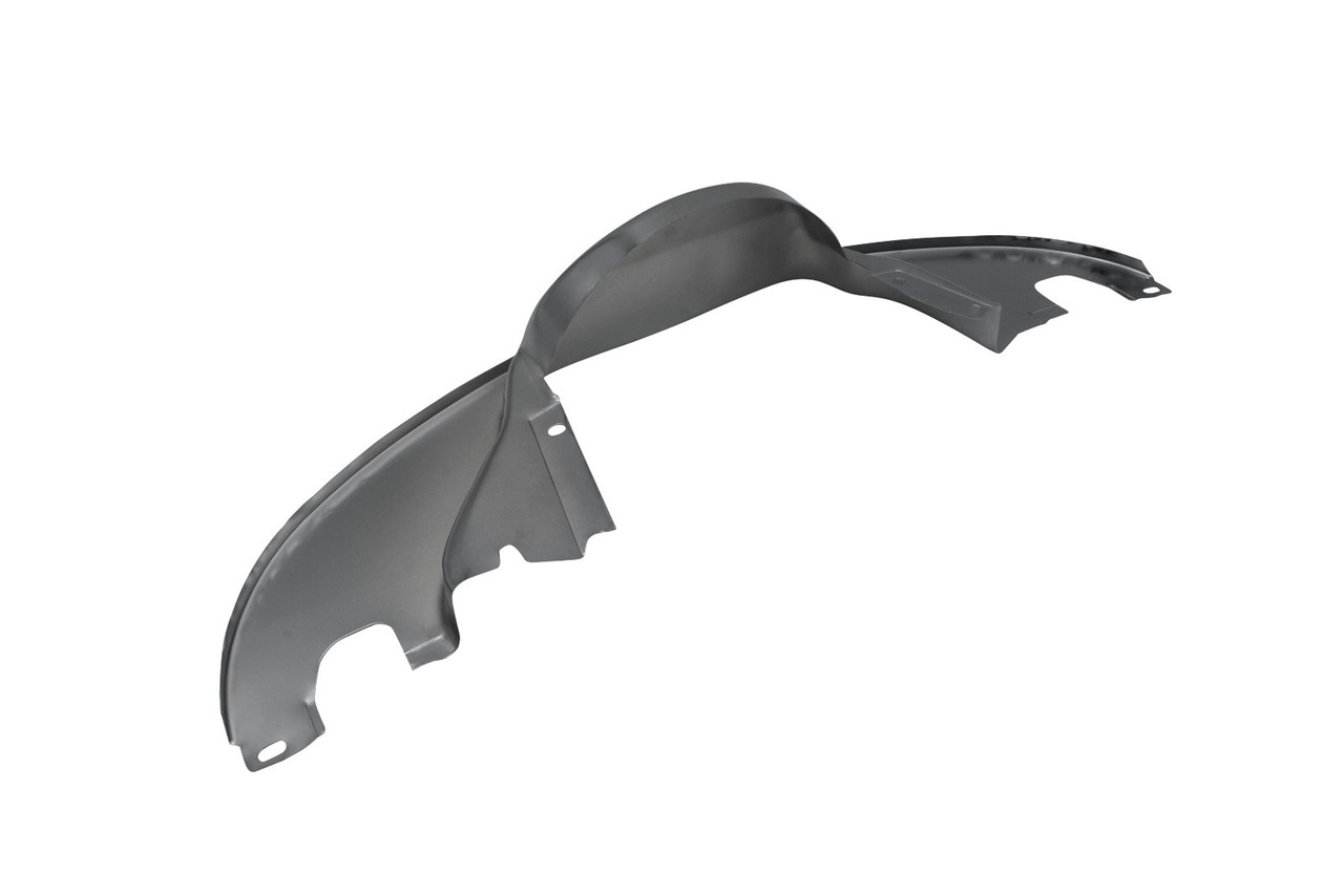 Engine Tin, Rear, w/o Hose, w/ Heat Riser, Chrome, Fits VW Bug Beetle Air Cooled, EMPI 8943