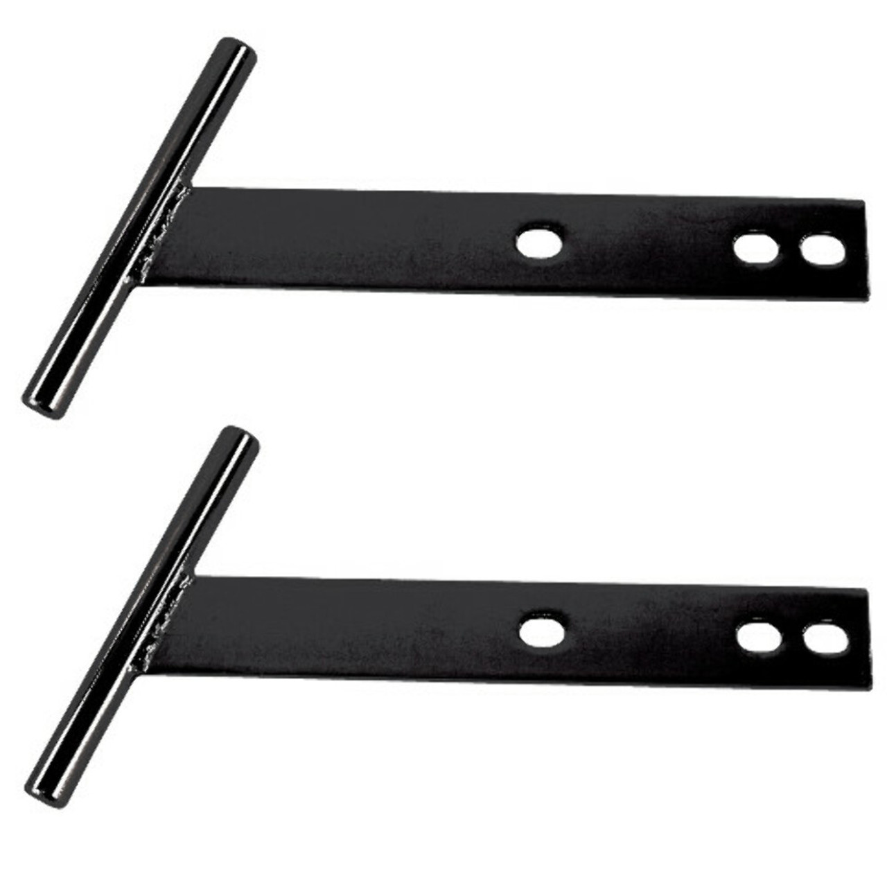 Cal-Look Black T-Bars, Pair Fits Type 1 VW Beetle Thru 1967 EMPI 3874