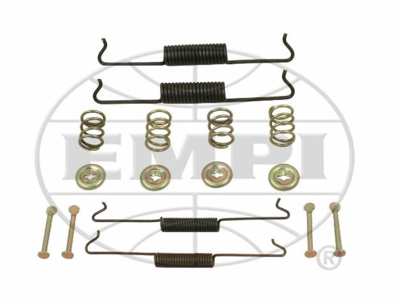 Brake Spring Hardware Kit, Front, Replacement For Air Cooled VW Bug 1965-77 TYPE 1