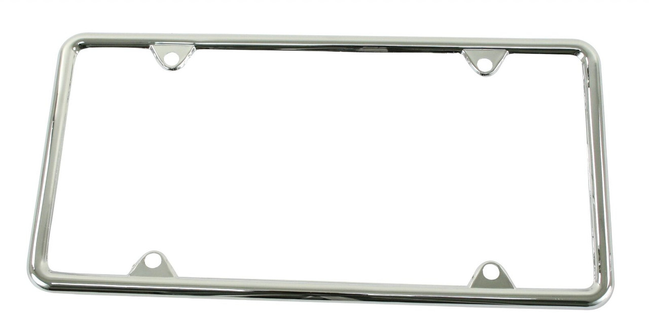EMPI Chrome License Plate Frame – Fits VW Dune Buggy & Baja Bug, Each - 15-2050