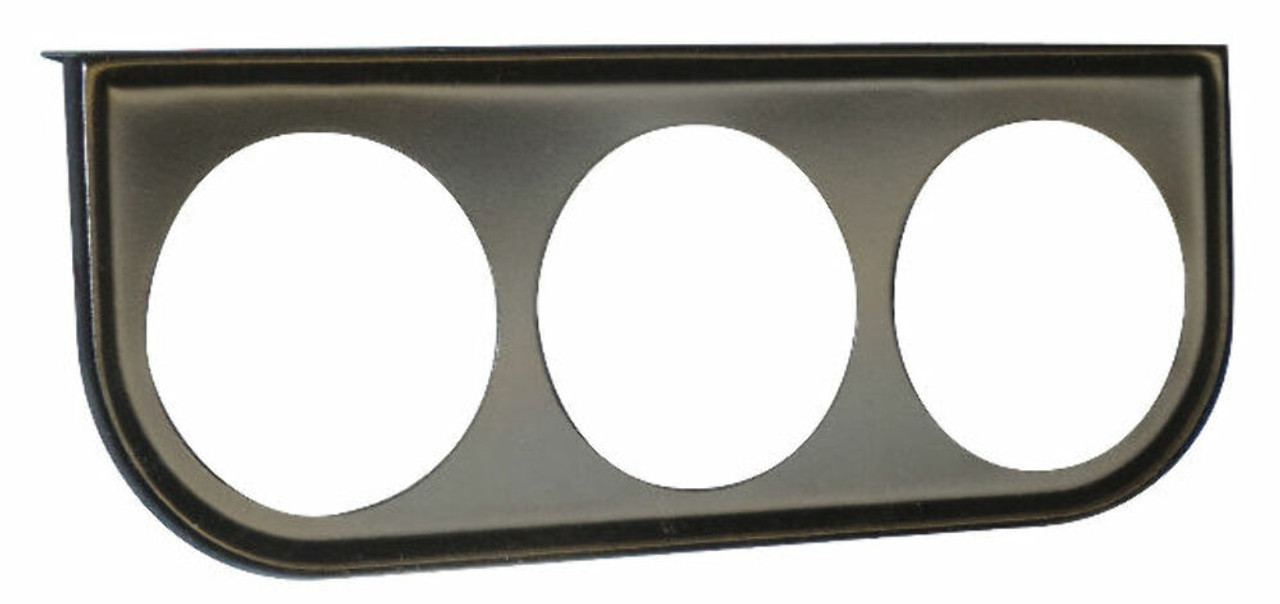 EMPI 14-1011 Black 3-Gauge Dash Panel with 2-1/16 Holes for VW Bug Type 1 Hot Rat Rod