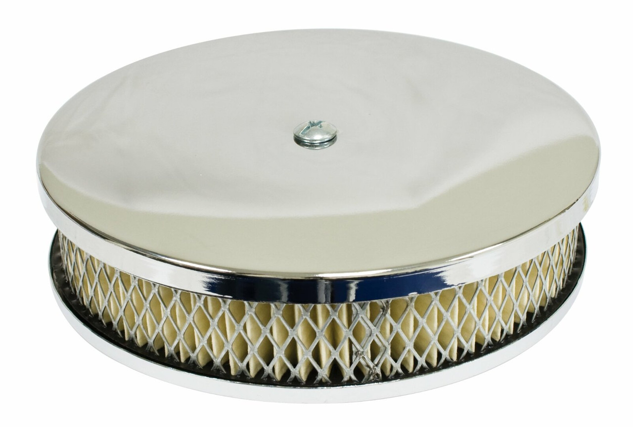 EMPI 6-3/8" Round Air Cleaner Stock Carb, 2-1/4 " Tall Paper Element #9076