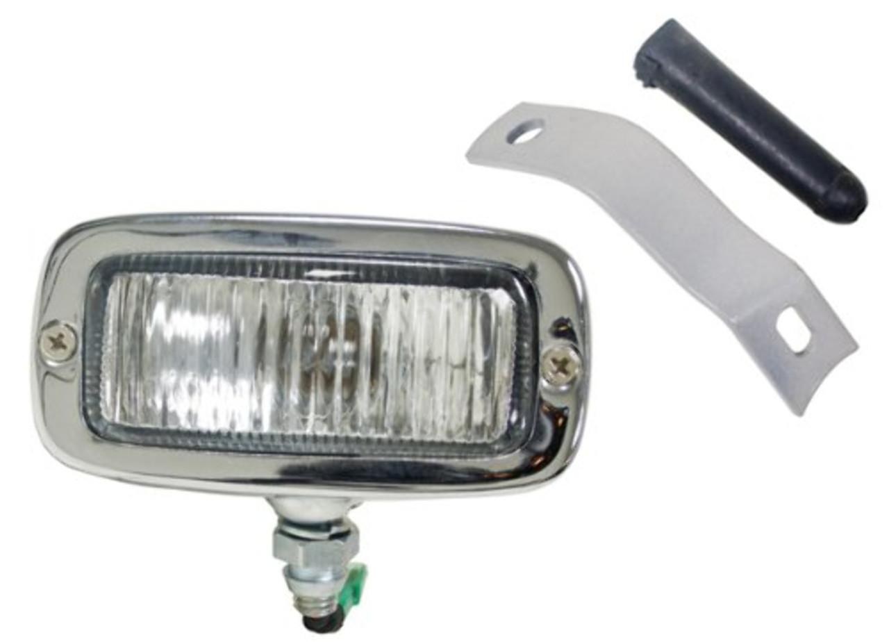 Back-Up Light Assembly, w/ Left Bracket & Boot, Fits VW Bug Type 1 64-67, EMPI 98-9622