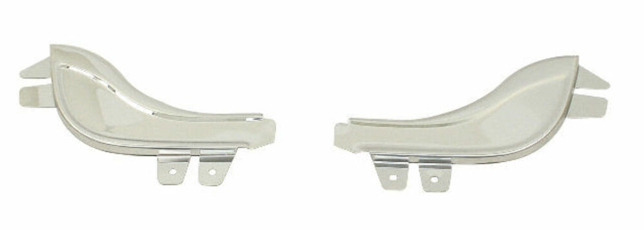 Vintage Style Stainless Steel Front Fender Guards, Pair, Fits VW Bug, EMPI 6439