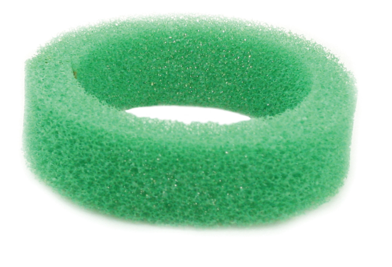 EMPI 9155 - 5" Round Air Cleaner 1-1/4 " Tall Green Foam Element ONLY for VW Bug