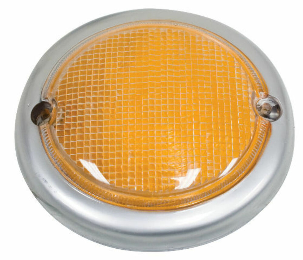 Turn Signal Lens, Amber, Each, Left, Fits VW Type 2 Bus 1963-1967, EMPI 98-9640-B