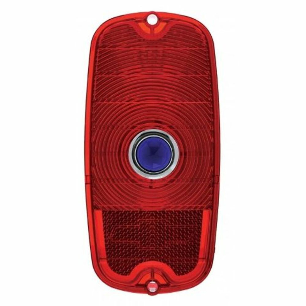 (2) Blue Dot Tail Light Lenses, Fits Chevy/GMC 1960-1966 Pickup Fleetside