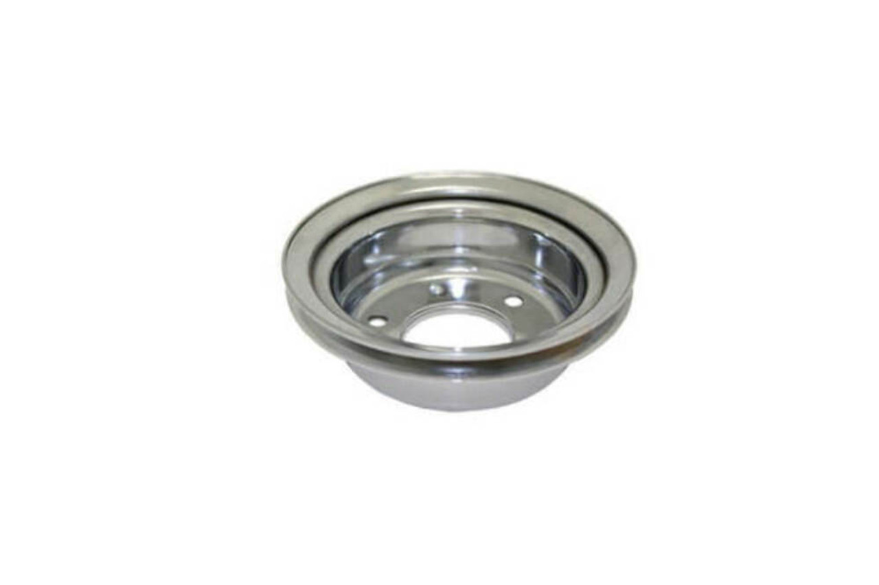 1965-66 SB Ford 289 Chrome Steel Single Groove Crankshaft Pulley