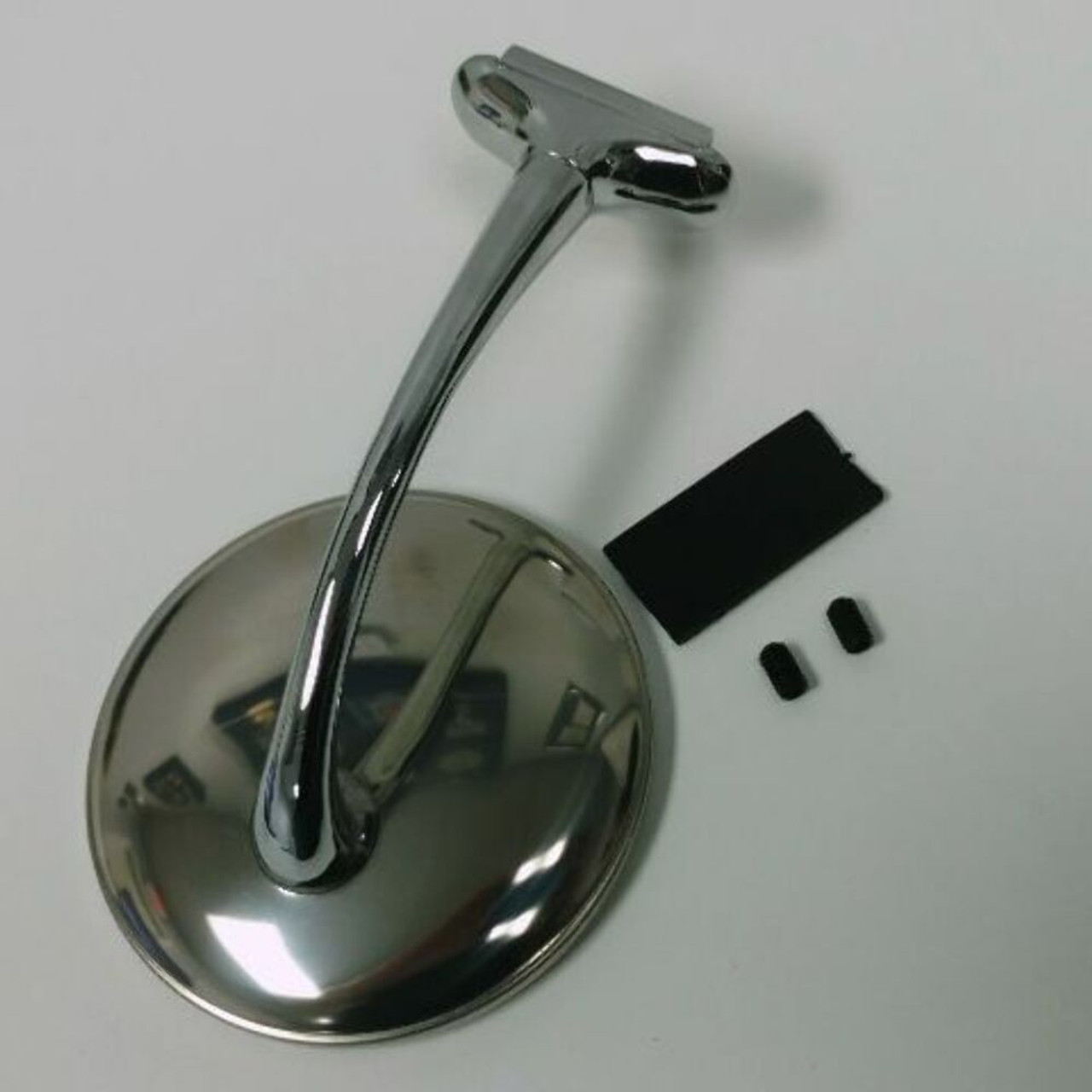 RAT ROD 4" STAINLESS STRAIGHT ARM PEEP MIRROR GM FORD EACH