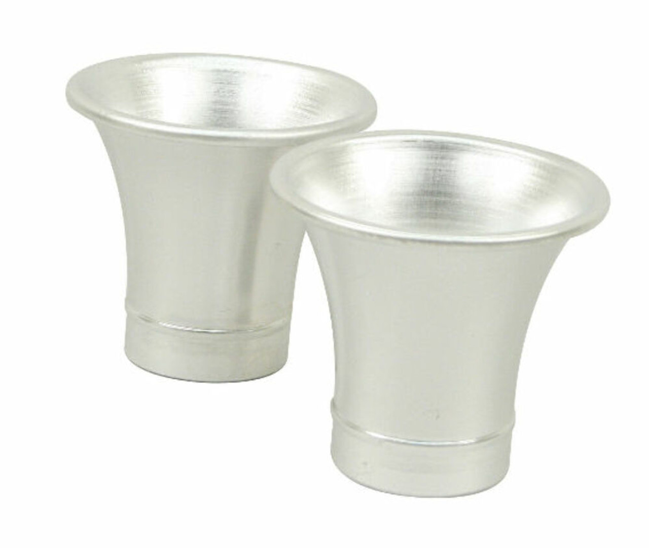 Velocity Stacks, Aluminum, 3-1/2H X 3-7/8W, Pr, Fits VW Bug Buggy Sand Rail, EMPI 43-6057