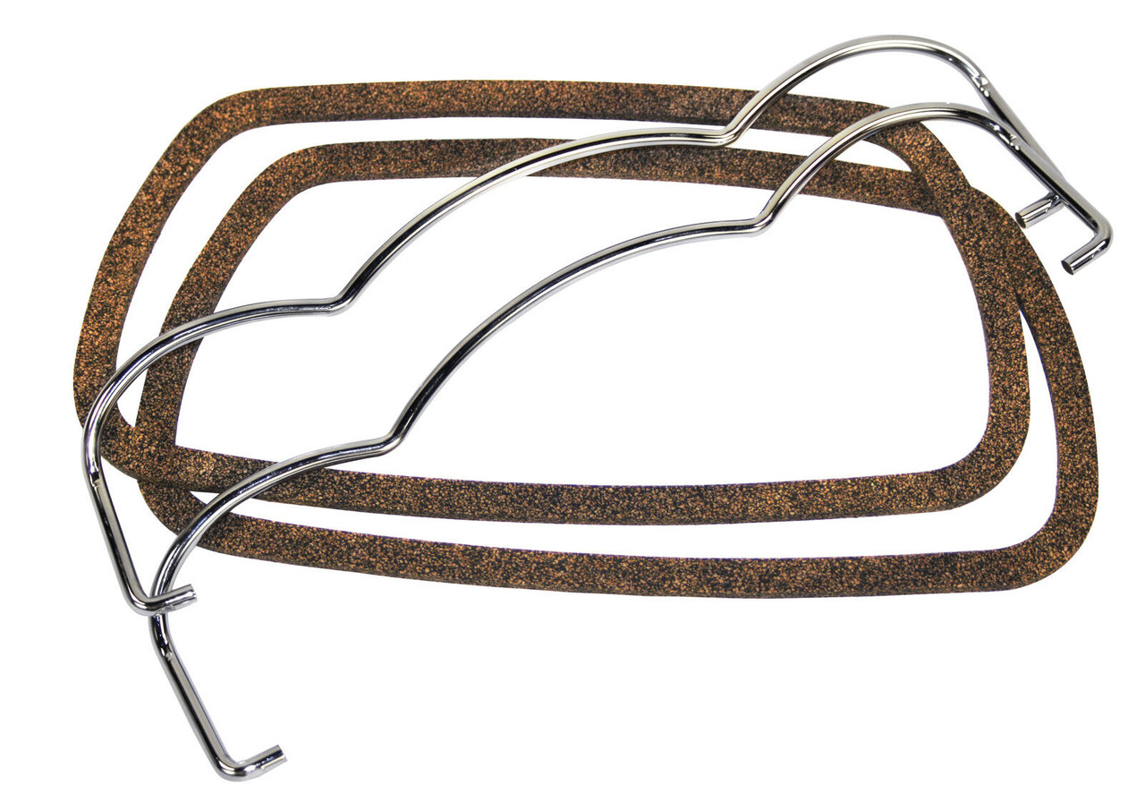 Empi 9138 Clip-On Finned Aluminum Valve Covers W/Gaskets for VW Bug Buggy Sand Rail