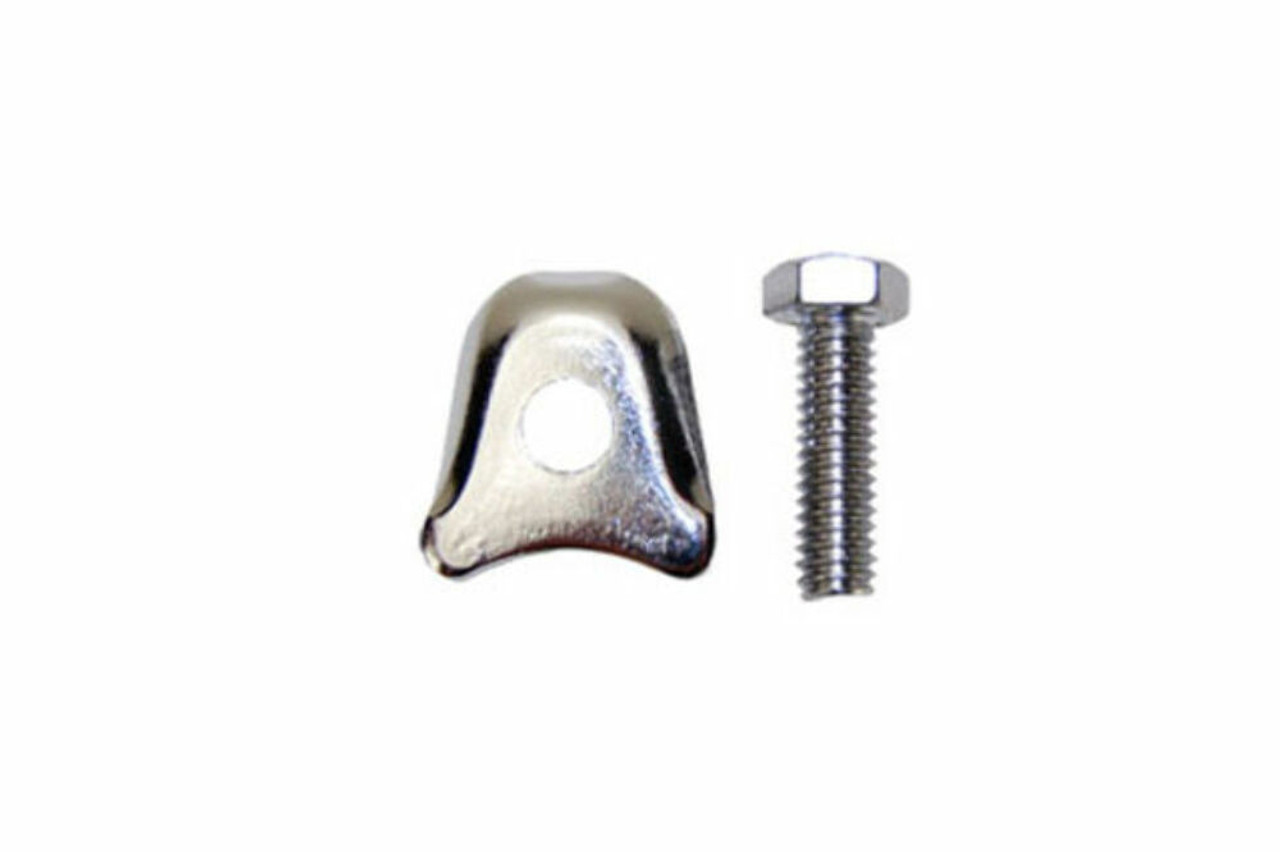 Distributor Hold Down Clamp, Chrome, Fits Ford FE V8 352-360-390-406-427-428