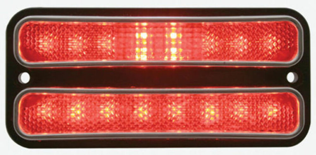 1968 - 1972 Chevy Truck LED Parking Light, Red Lens, EA