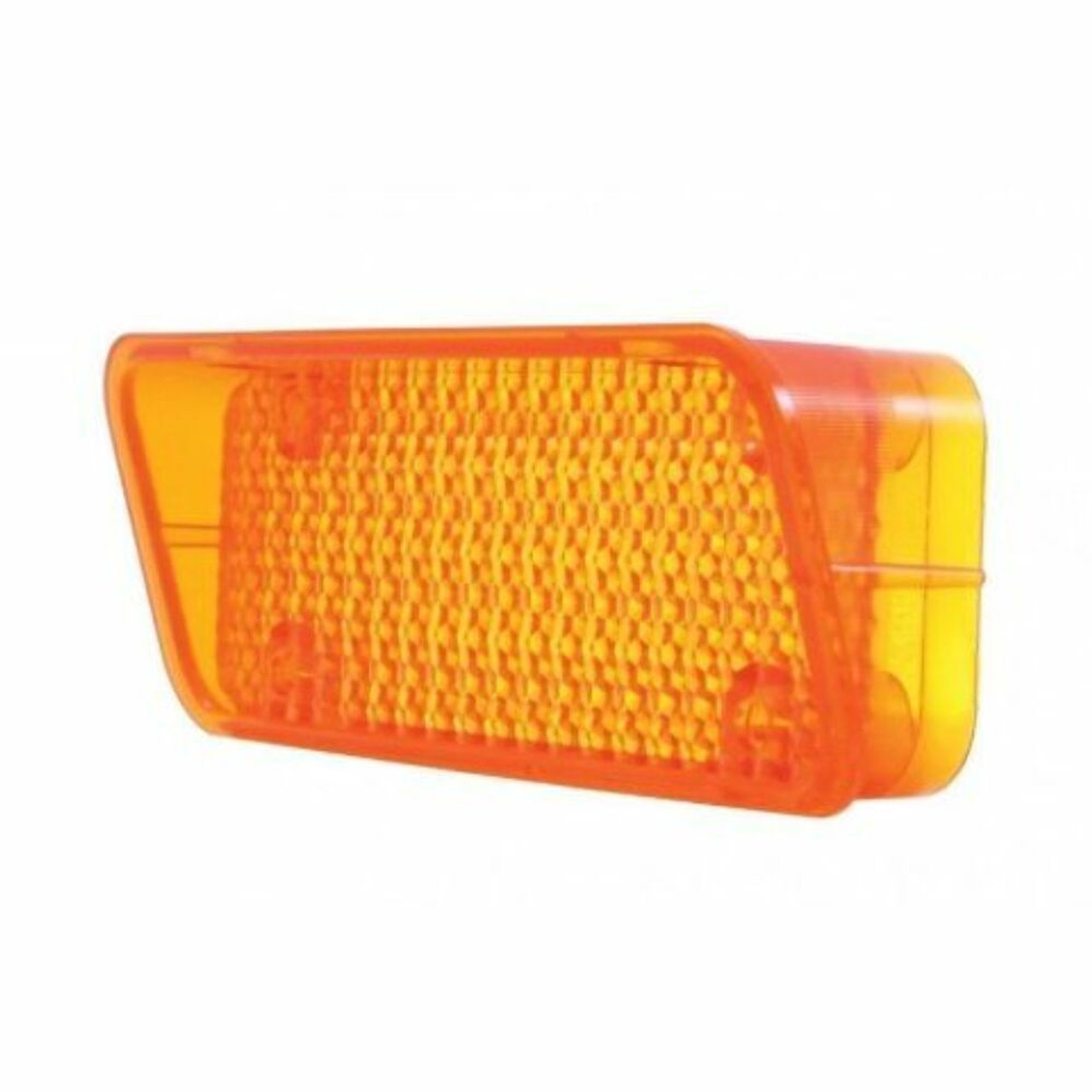 Parking Light Lenses With Gaskets, Fits 1971 - 1972 Chevy Truck, Amber, Pair