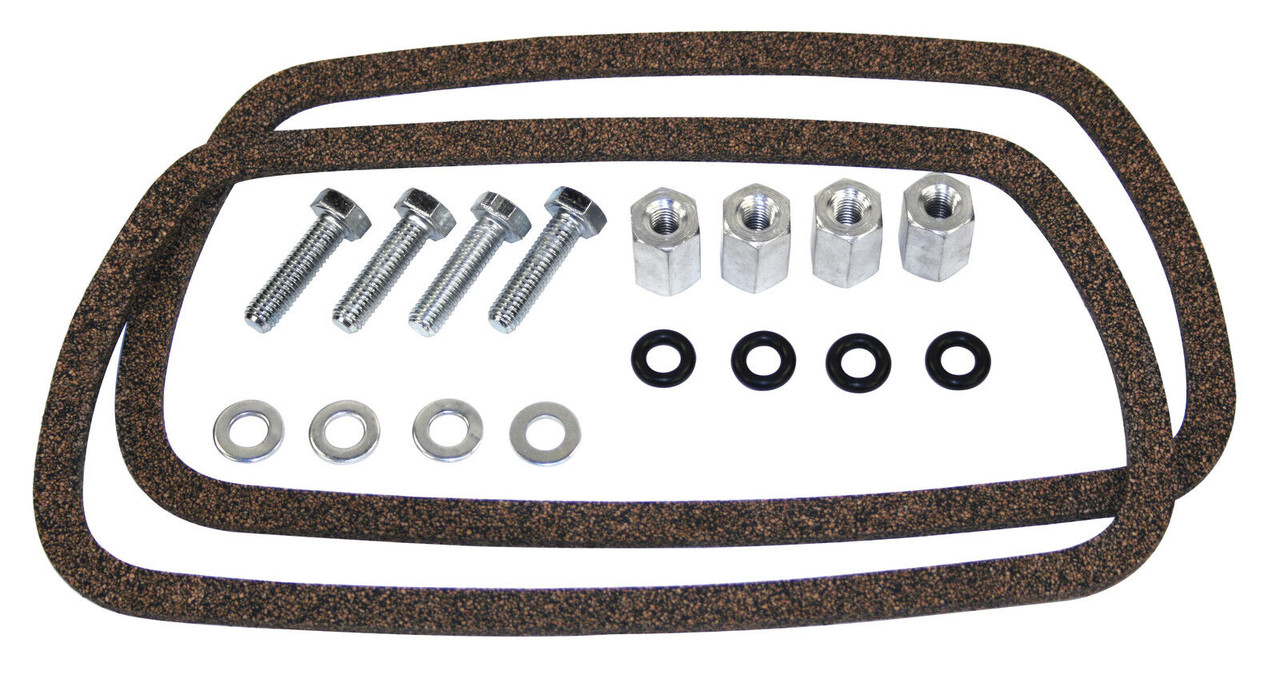 EMPI 9152 Valve Covers Aluminum Bolt On w/Gaskets Pr, Fits VW Bug Bus Ghia Baja
