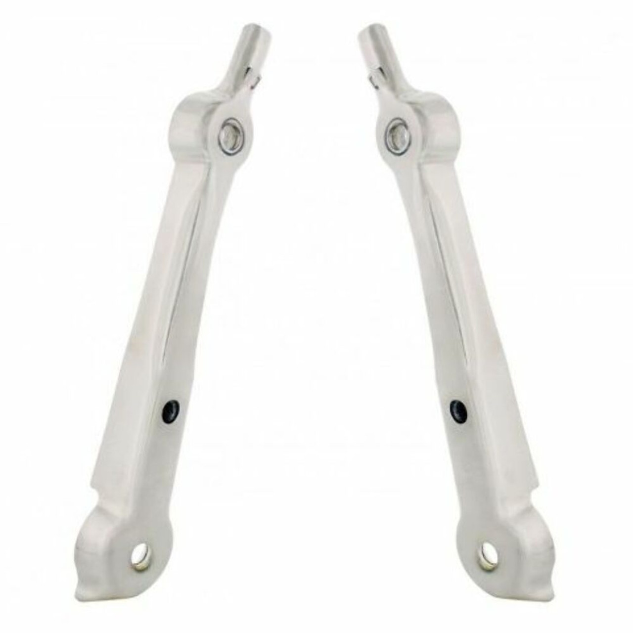 Stainless Steel 2" Chop Windshield Upper Stanchions, Compatible with Ford 1932