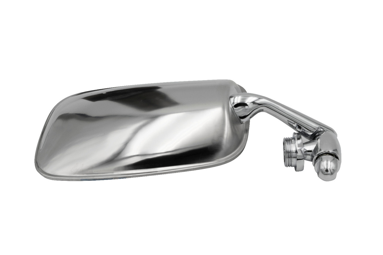 EMPI 98-8572 Chrome Stock Mirror, Right Side for VW Late 1968-Up Bug Convertible
