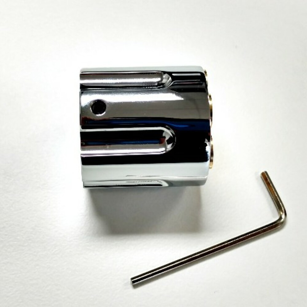Chrome Aluminum .44 Mag Revolver Gun Barrel Cylinder Dash Knob Hot Rat ...