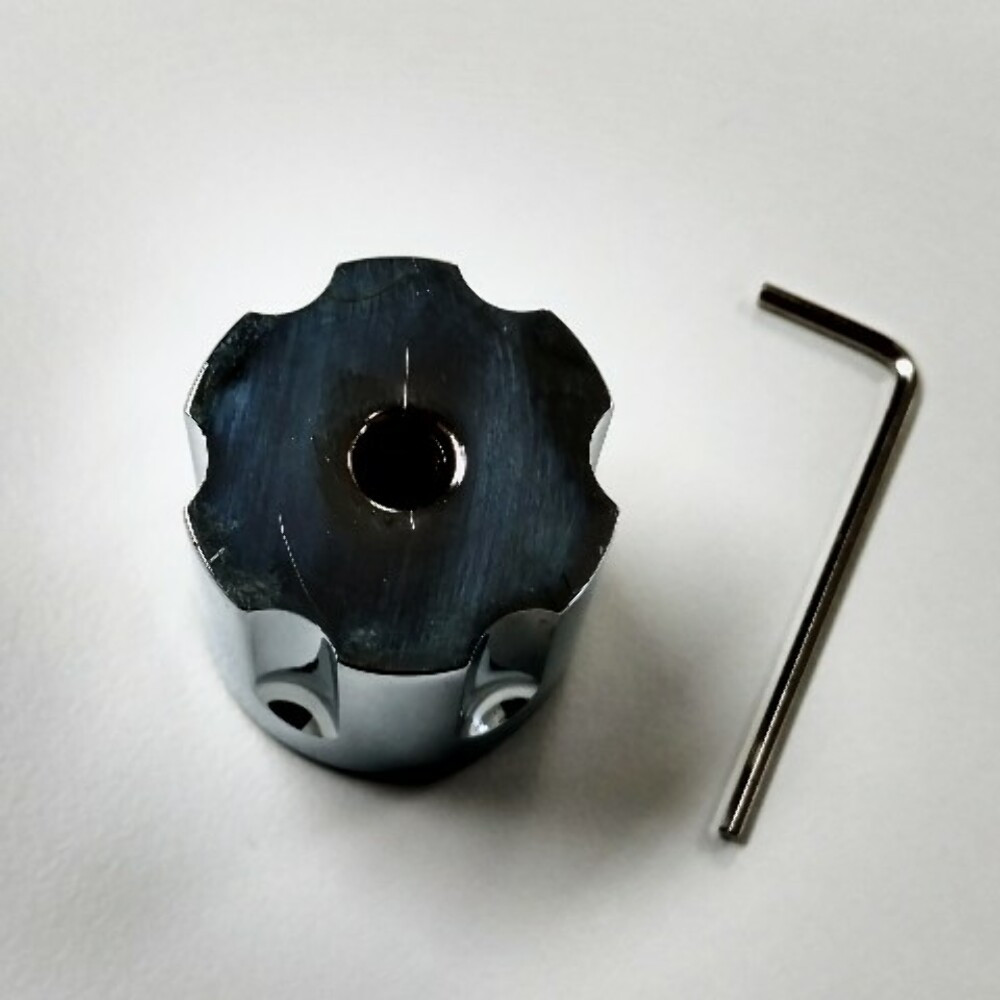 Chrome Aluminum .44 Mag Revolver Gun Barrel Cylinder Dash Knob Hot Rat ...