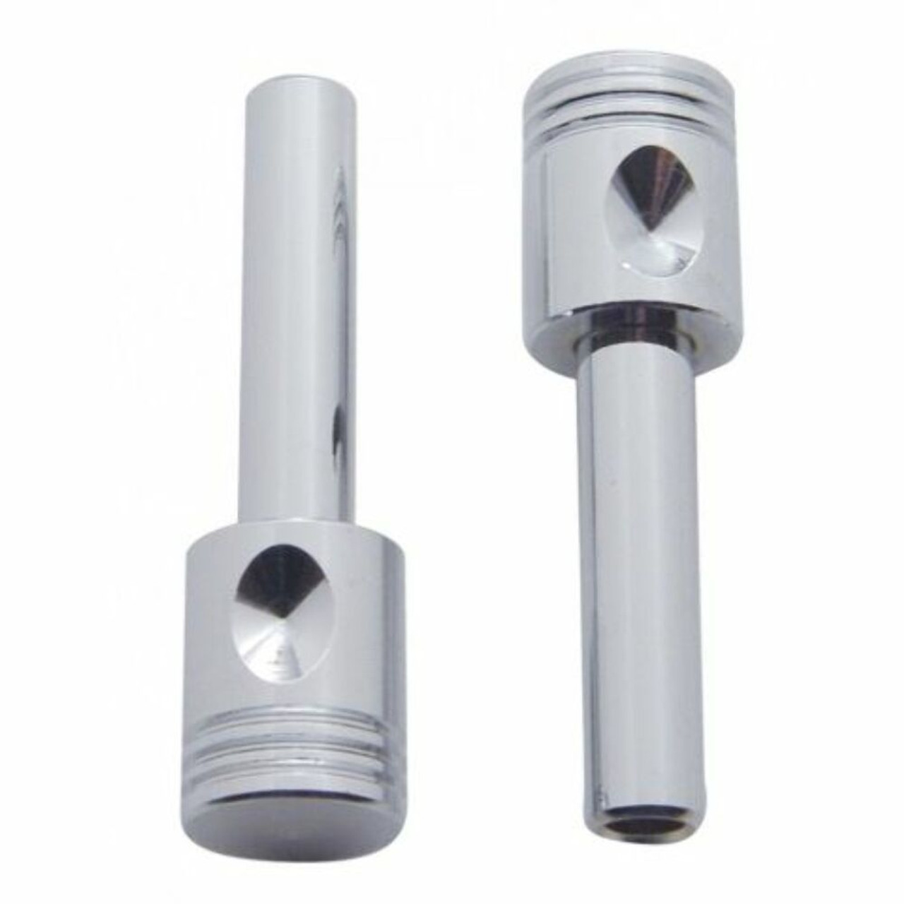 Hot Rod Chrome Piston Door Lock Pulls