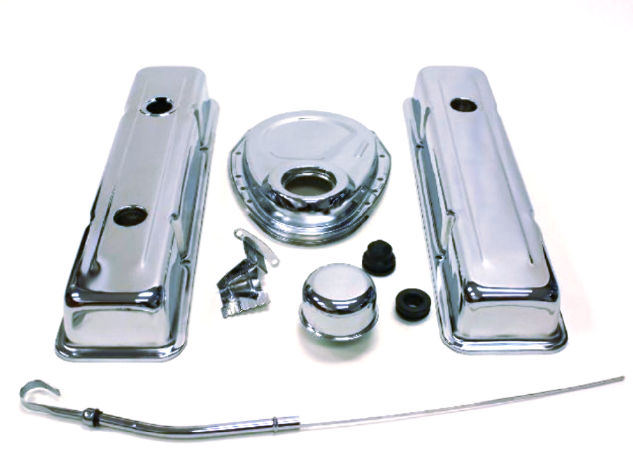 Chrome Engine Dress-Up Kit - Fits Chevy Small Block 1978-1986 SBC (305-350)