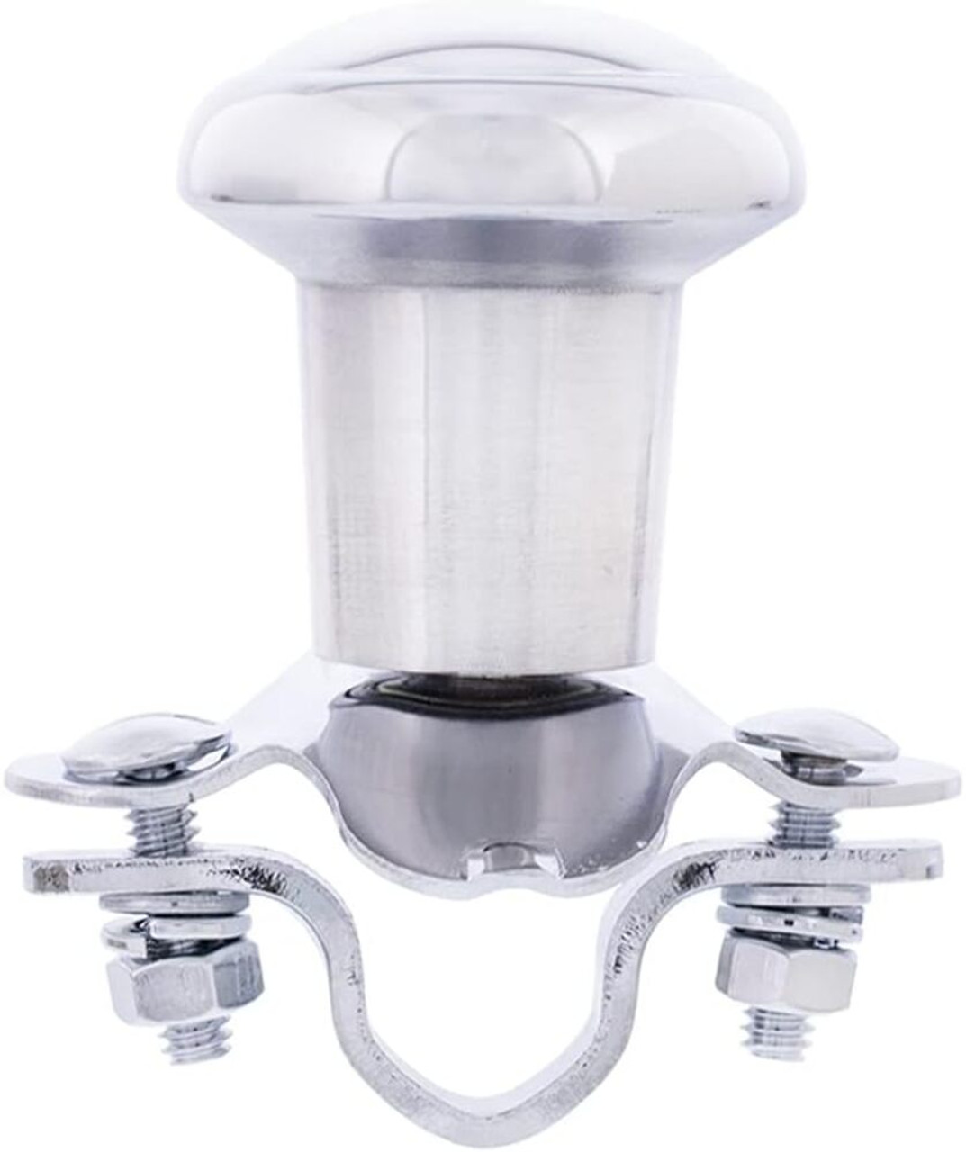 Steering Wheel Spinner, Heavy Duty Polished Aluminum, Ea Steering Wheel Spinner, Heavy Duty Polished Aluminum, Ea