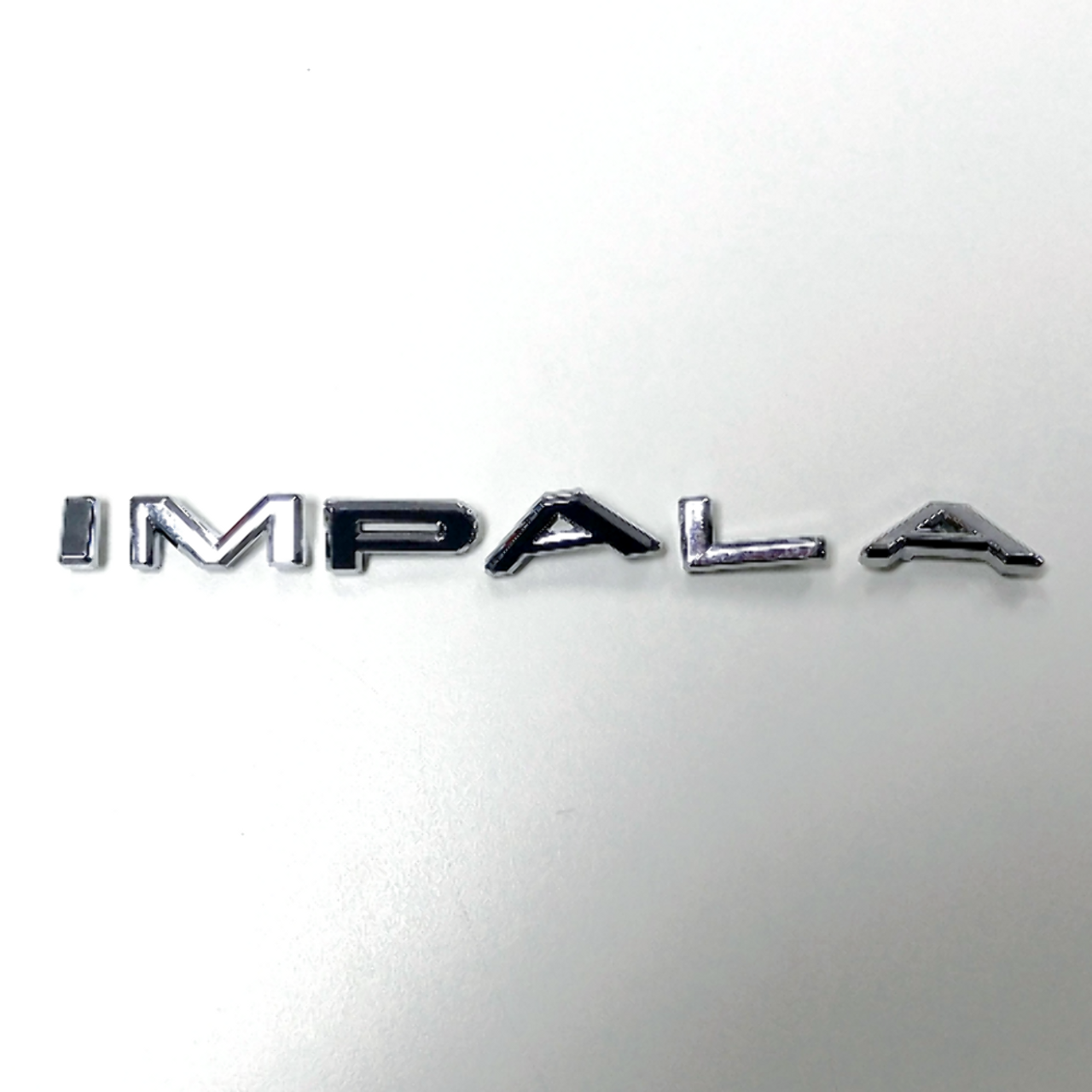 Letter Set Script Emblem with 12 Clips, Compatible with Chevy Impala 1963