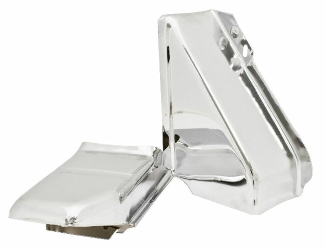 Doghouse Shroud Engine Tin Chrome, 2PC, Fits Air-Cooled VW BUG SAND RAIL BUGGY, EMPI 8896