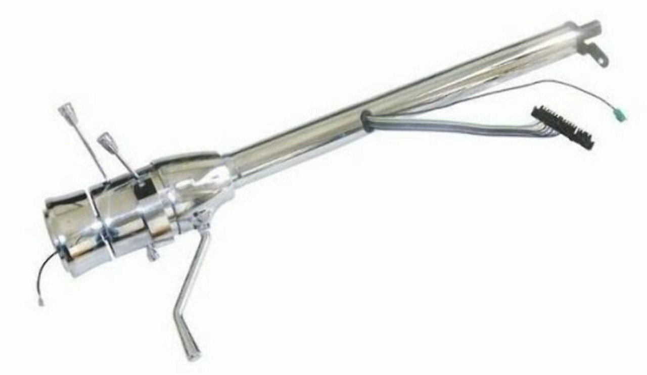 Street Rod Chrome 32" Tilt Steering Column W/O Ignition Column Shift