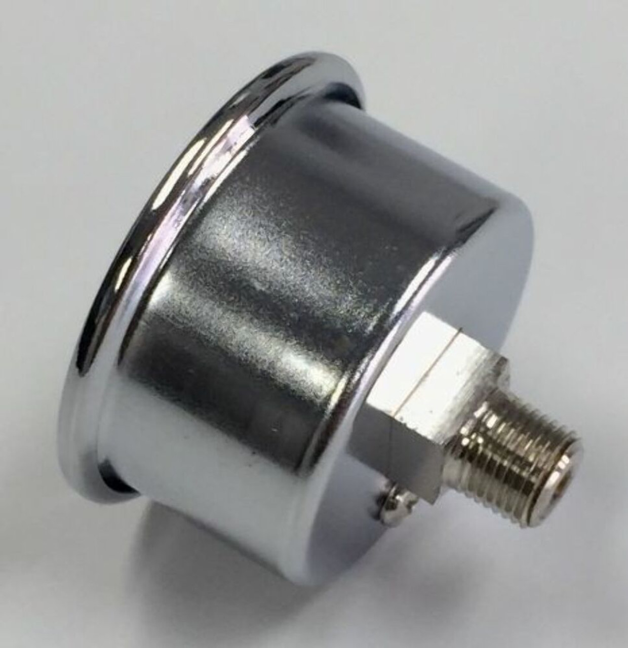Aluminum Holley 4150 Double Pumper Black Fuel Line Log Anodized w/ White Gauge