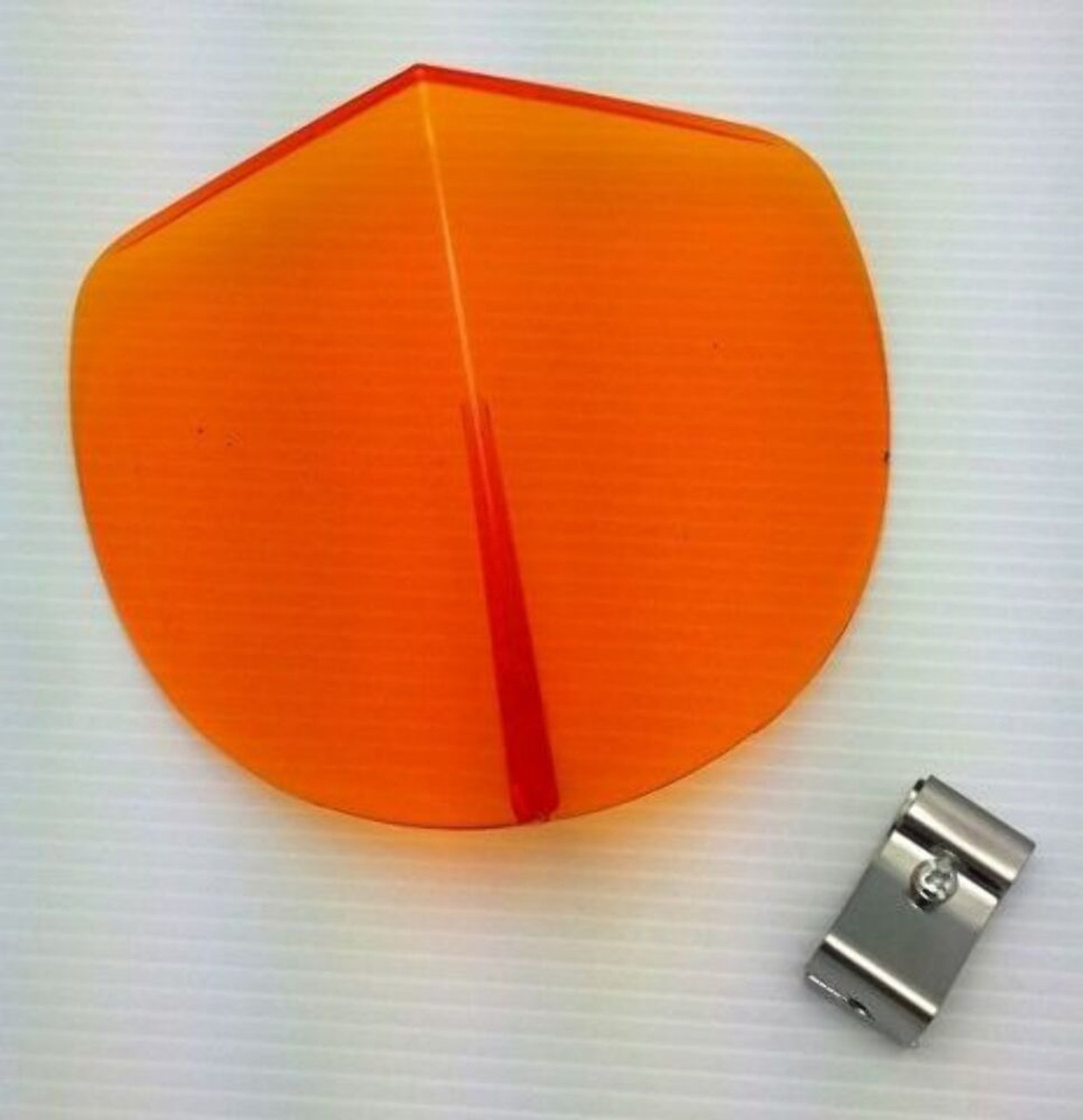 Vintage Style Amber Hood BI-FLECTOR Windshield Reflector