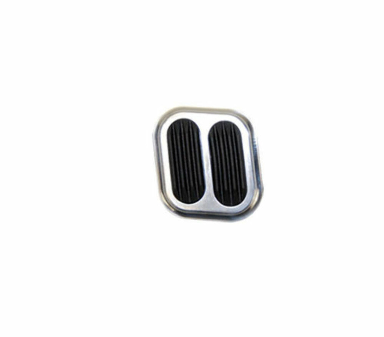 Polished Aluminum Street Rod Dimmer Pad W/Rubber