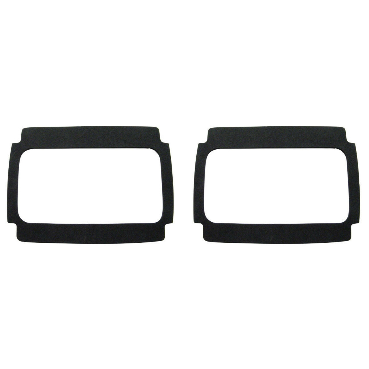 Tail Light Lens Gaskets, Pair - Black Foam - Fits Ford Mustang 1964-1966