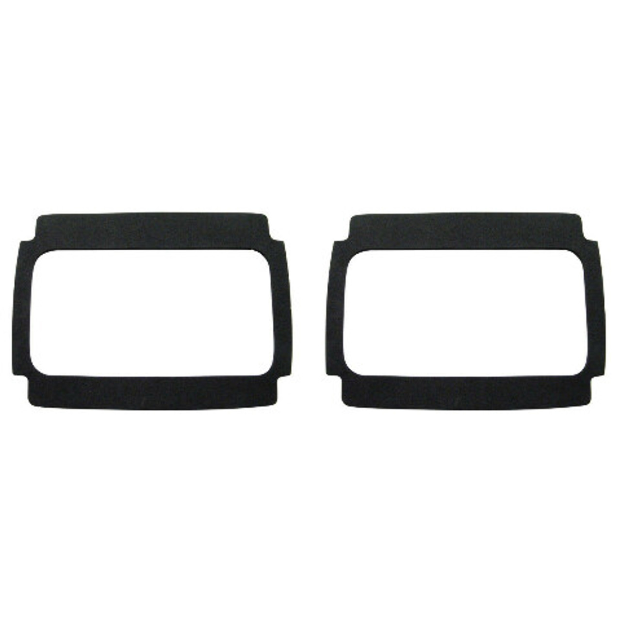 Tail Light Lens Gaskets, Pair - Black Foam - Fits Ford Mustang 1964-1966