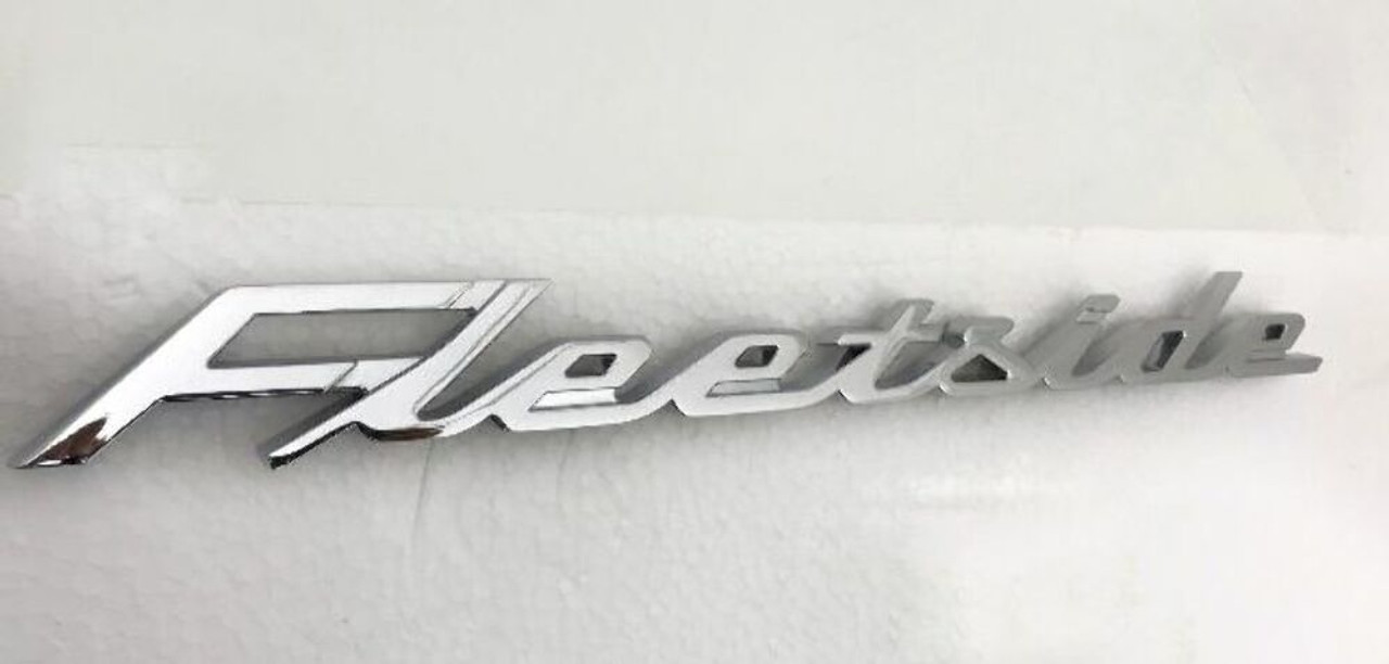 1958-1959 Chevrolet Fleetside Rear Bed Script Chrome Emblem - GM Restoration Part