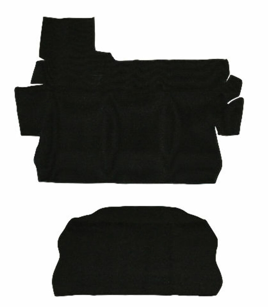 EMPI 4287 Front Trunk Carpet Kit, 2pc, Black, Fits VW Type-1 Bug/Super Bug/Convertible 1973-1979