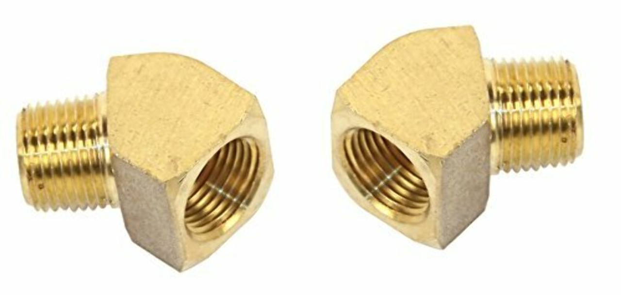 Empi 00-9237-0 45° 3/8" Male x 3/8" Female, Pack of 2
