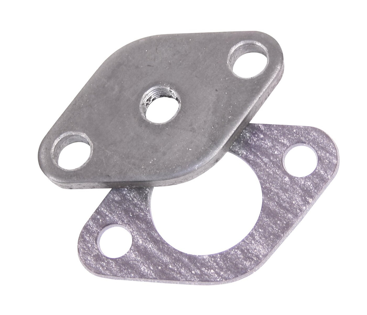 Block Off Plate, Tapped, 1/8" NPT Hole, Fits VW Bug Buggy Trike Rail Type-3, EMPI 98-1171
