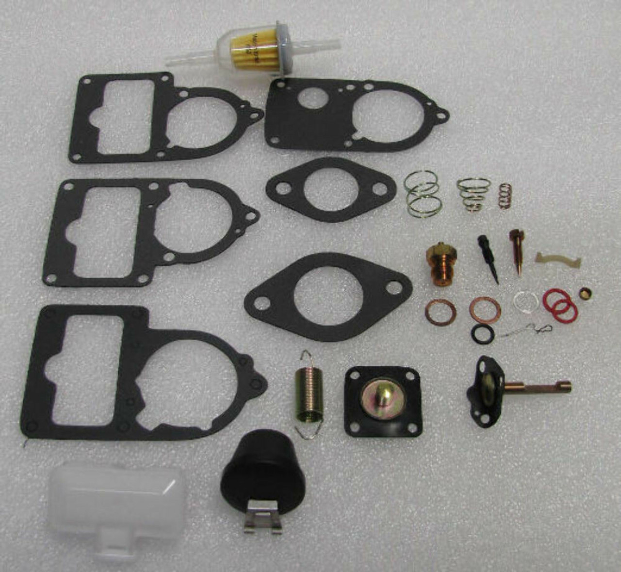 RADKE VW SOLEX CARB REBUILD KIT, VW BUG / BEETLE 28 PICT-34-3 W/FLOATS, 113-198-575U, 30 pc. KIT