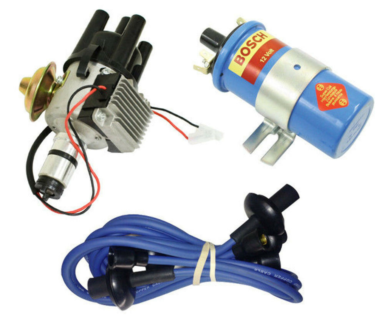 EMPI VW SVA Vacuum- Distributor Electronic Ignition, Blue Screamer Kit KT-1002