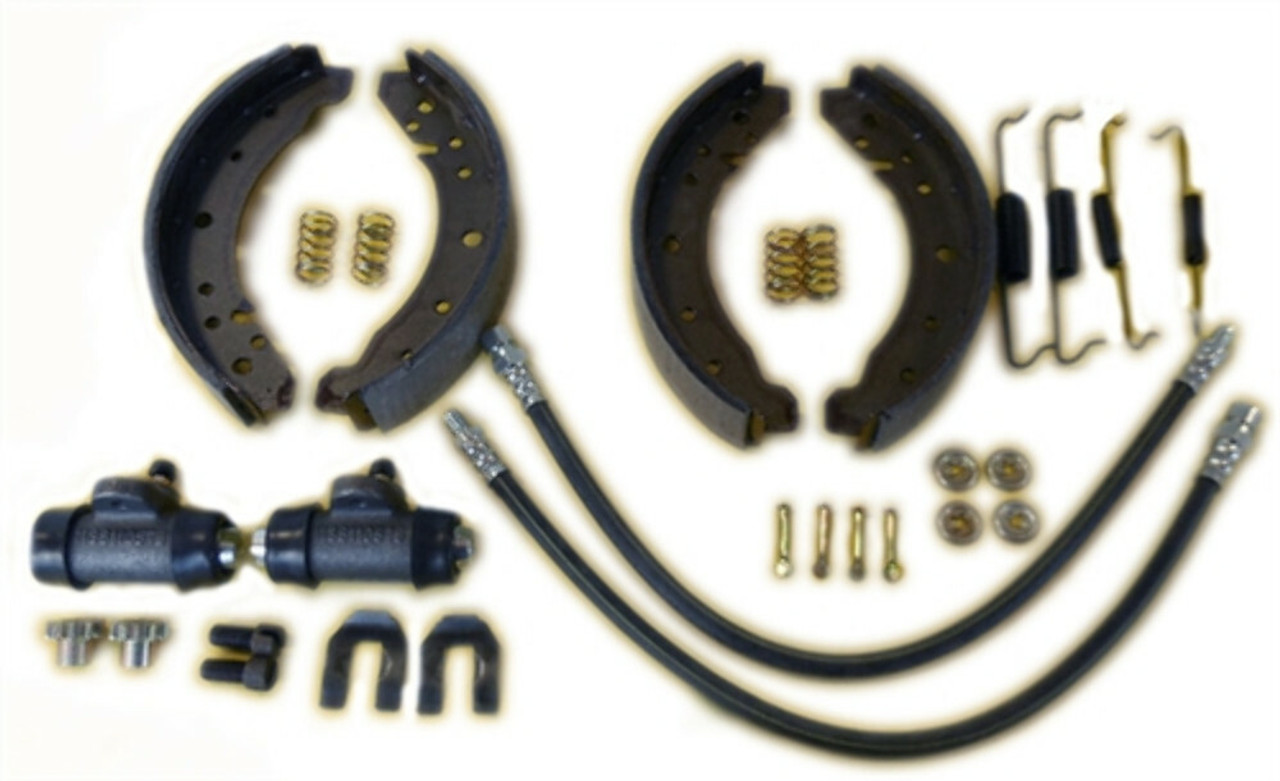 COMPLETE FRONT BRAKE SHOE REBUILD KIT, Fits VW BUG BEETLE TYPE 1, 67-77