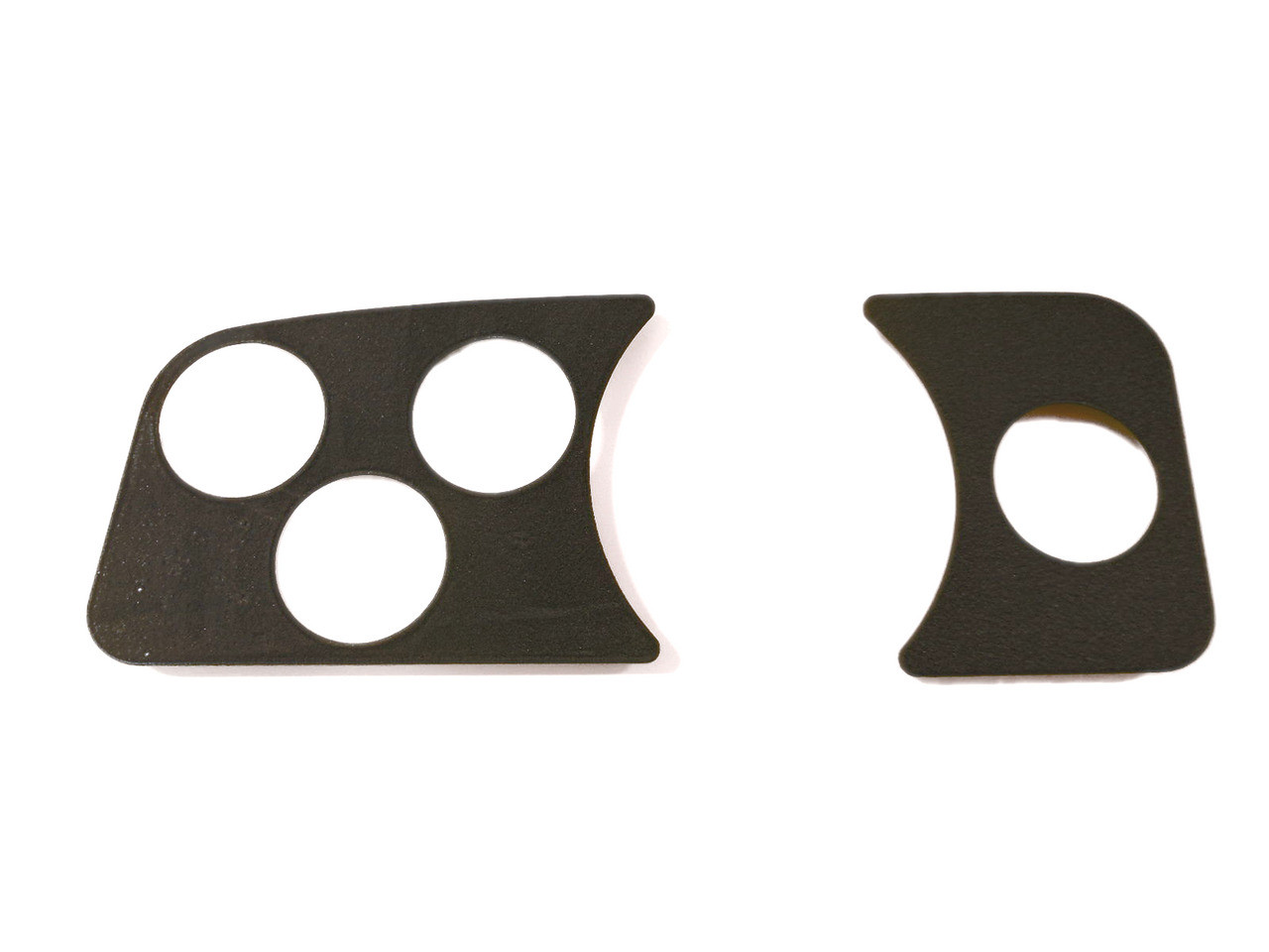 Dash Panel Kit, 3 Gauge Hole, 1 Hole Gauge Panel, Black, Fits VW Bug Type 1, KT-1033