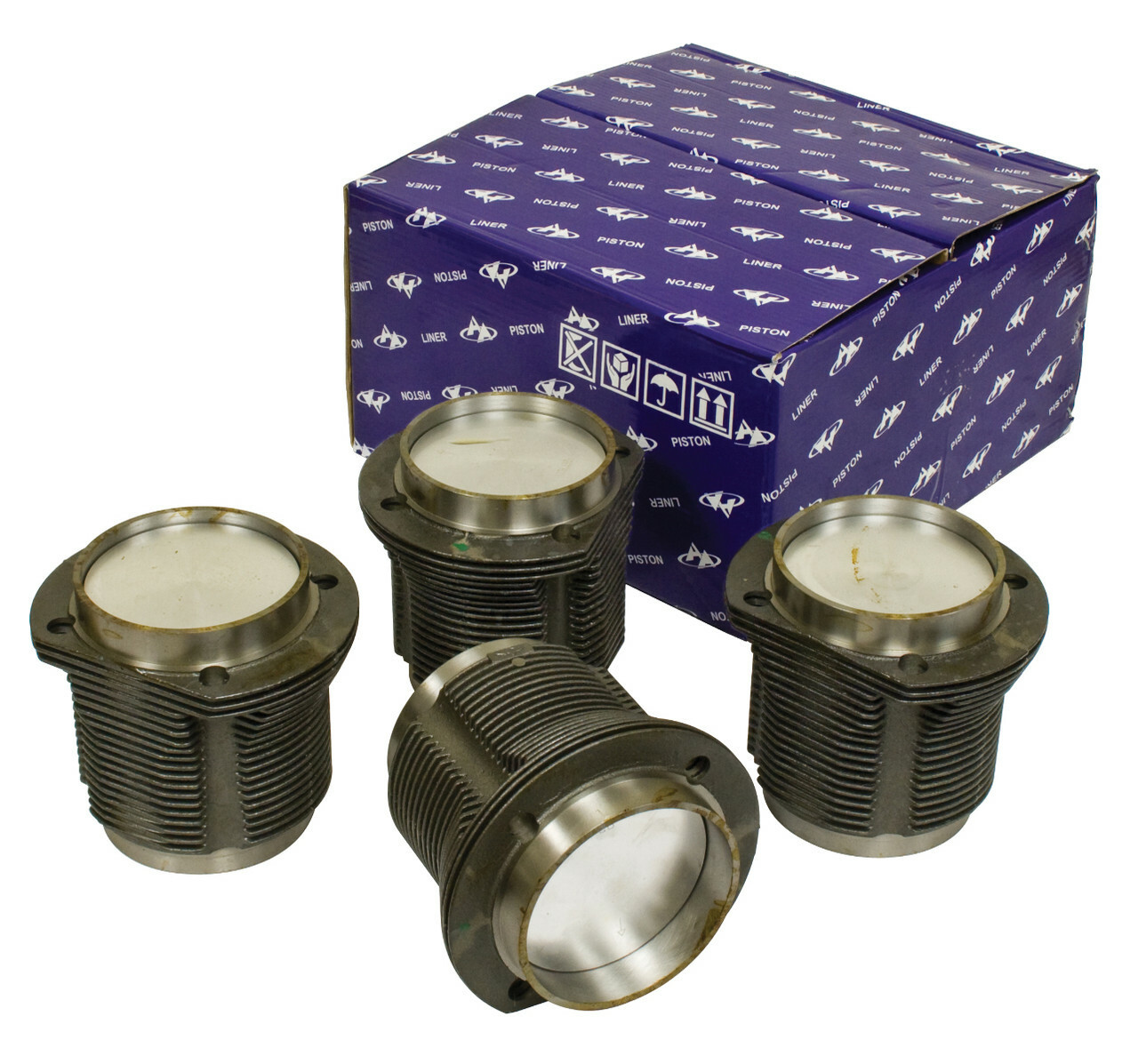 EMPI A&A Cast Piston & Cylinder Set, 88mm x 69mm 1700cc Slip-In for Dune Buggy
