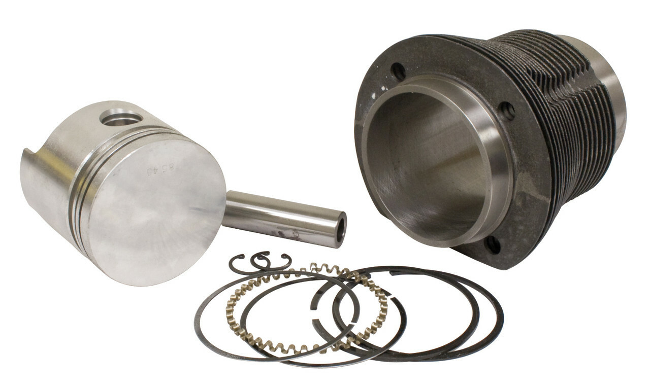 EMPI A&A Cast Piston & Cylinder Set, 88mm x 69mm 1700cc Slip-In for Dune Buggy