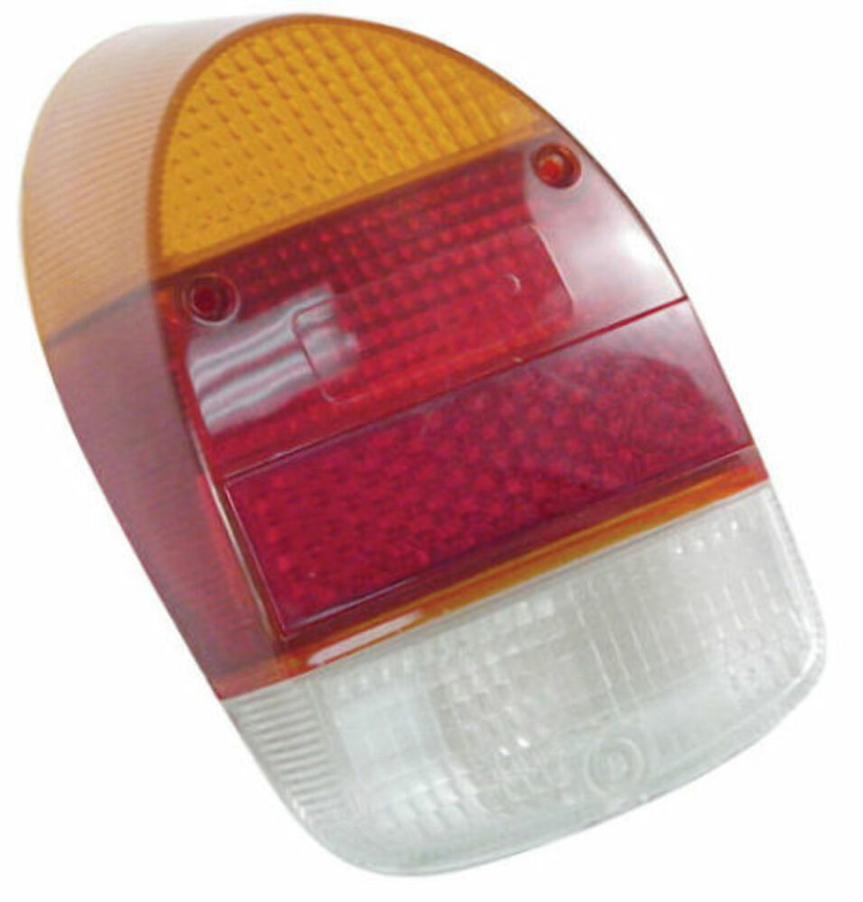 Tail Light Lens, Rear, Amber/Red Style, Each, Fits VW Bug 68-70, EMPI 98-1076